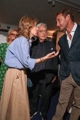 IPA85866418 - Milan, Milan Men™s Fashion Week Spring Summer 2027 - Men™s Fashion, Spring Summer 2027 - Fay™s presentation - arrivals Pictured: Diego Della Valle, Pierre Casiraghi  Copyright: xRiccardoxGIordanox xRiccardoxGiordanox 85866418