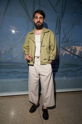 IPA85866446 - Milan, Milan Men™s Fashion Week Spring Summer 2027 - Men™s Fashion, Spring Summer 2027 - Fay™s presentation - arrivals In the photo: Filippo Graziani  Copyright: xRiccardoxGIordanox xRiccardoxGiordanox 85866446