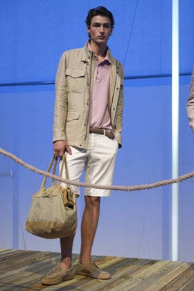 IPA85866480 - Milan, Milan Men™s Fashion Week Spring Summer 2027 - Men™s Fashion, Spring Summer 2027 - Fay™s presentation - arrivals In the photo: Model  Copyright: xRiccardoxGIordanox xRiccardoxGiordanox 85866480