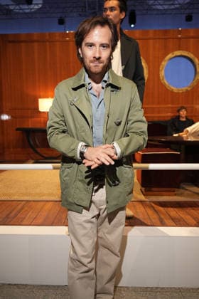 IPA85866595 - Milan, Milan Men™s Fashion Week Spring Summer 2027 - Men™s Fashion, Spring Summer 2027 - Fay™s presentation - arrivals In the photo: Guest  Copyright: xRiccardoxGIordanox xRiccardoxGiordanox 85866595