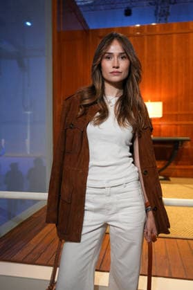 IPA85866671 - Milan, Milan Men™s Fashion Week Spring Summer 2027 - Men™s Fashion, Spring Summer 2027 - Fay™s presentation - arrivals Pictured: Ginevra Diana Beretta  Copyright: xRiccardoxGIordanox xRiccardoxGiordanox 85866671