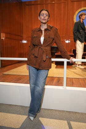 IPA85866674 - Milan, Milan Men™s Fashion Week Spring Summer 2027 - Men™s Fashion, Spring Summer 2027 - Fay™s presentation - arrivals Pictured: Laura Barth  Copyright: xRiccardoxGIordanox xRiccardoxGiordanox 85866674