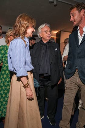 IPA85866415 - Milan, Milan Men™s Fashion Week Spring Summer 2027 - Men™s Fashion, Spring Summer 2027 - Fay™s presentation - arrivals Pictured: Diego Della Valle, Pierre Casiraghi  Copyright: xRiccardoxGIordanox xRiccardoxGiordanox 85866415