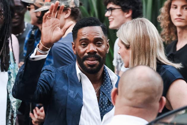 IPA85867420 - Milan, Milan Fashion Week Menswear Spring Summer 2027 - Men s Fashion, Spring Summer 2027 - Ralph Lauren Fashion Show, June 19, 2026 - Guests arriving. Pictured: Colman Domingo (American actor)  Copyright: xAlessandroxBremecx xx 85867420