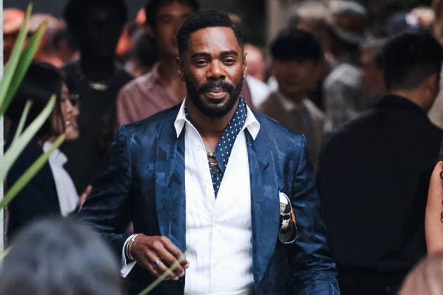 IPA85867425 - Milan, Milan Fashion Week Menswear Spring Summer 2027 - Men s Fashion, Spring Summer 2027 - Ralph Lauren Fashion Show, June 19, 2026 - Guests arriving. Pictured: Colman Domingo (American actor)  Copyright: xAlessandroxBremecx xx 85867425