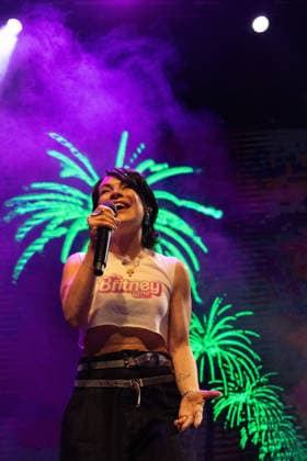 Rappresentation - Amiche del Roma Pride Alexia performing on stage during Amiche del Roma Pride, Rappresentation in Rome, Italy, June 19 2026 Rome Atlantico Italy Copyright: xFrancescaxRenexBrudettix xLiveMediax LPM_2528244