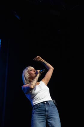 Rappresentation - Amiche del Roma Pride Malika Ayane performing on stage during Amiche del Roma Pride, Rappresentation in Rome, Italy, June 19 2026 Rome Atlantico Italy Copyright: xFrancescaxRenexBrudettix xLiveMediax LPM_2528255