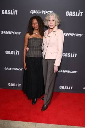 Santa Monica CA June 19: Jane Fonda & Leah Thomas at the Los Angeles premiere of Gaslit on June 19, 2026. Credit: USA - ZUMAa123 20260619_zaa_a123_124 Copyright: xAdMediax