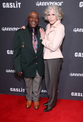 Santa Monica CA June 19: Manning Rollerson jr.III, Jane Fonda. at the Los Angeles Premiere Of Gaslit held at The Laemmle Monica Film Center in Santa Monica, CA. on June 19, 2026 Credit: AdMedia Santa Monica USA - ZUMAa123 20260619_zaa_a123_168 Copyright: xADx