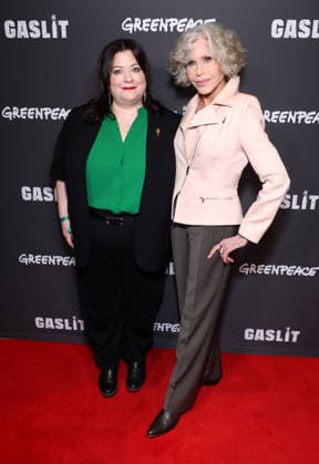 Santa Monica CA June 19: Katie Camosy, Jane Fonda. at the Los Angeles Premiere Of Gaslit held at The Laemmle Monica Film Center in Santa Monica, CA. on June 19, 2026 Credit: AdMedia Santa Monica USA - ZUMAa123 20260619_zaa_a123_147 Copyright: xADx