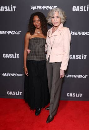 Santa Monica CA June 19: Leah Thomas, Jane Fonda. at the Los Angeles Premiere Of Gaslit held at The Laemmle Monica Film Center in Santa Monica, CA. on June 19, 2026 Credit: AdMedia Santa Monica USA - ZUMAa123 20260619_zaa_a123_176 Copyright: xADx