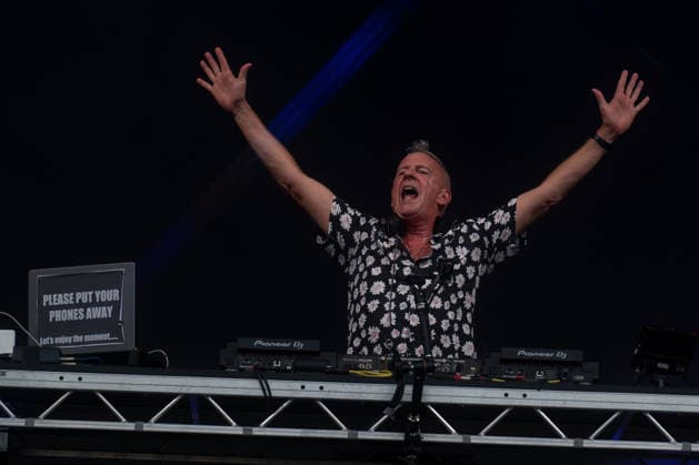 Fatboy Slim in concert Fatboy Slim in concert - Fatboy Slim (Norman Cook), Credit:Stephen Keable Avalon UK, Norfolk, Thetford, Thetford Forest  Copyright: xStephenxKeablex xAvalonx 1111301825