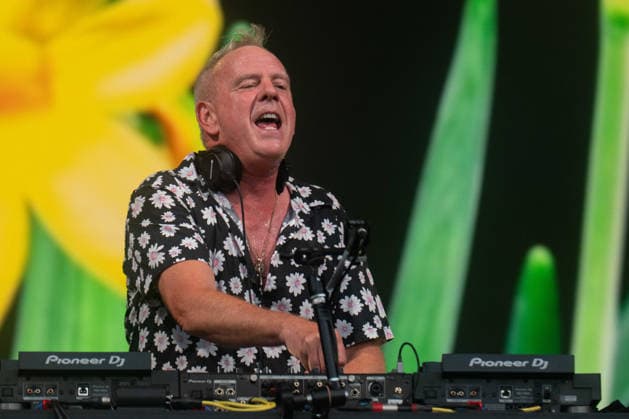 Fatboy Slim in concert Fatboy Slim in concert - Fatboy Slim (Norman Cook), Credit:Stephen Keable Avalon UK, Norfolk, Thetford, Thetford Forest  Copyright: xStephenxKeablex xAvalonx 1111301866