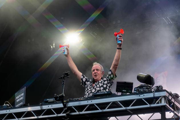 Fatboy Slim in concert Fatboy Slim in concert - Fatboy Slim (Norman Cook), Credit:Stephen Keable Avalon UK, Norfolk, Thetford, Thetford Forest  Copyright: xStephenxKeablex xAvalonx 1111301961