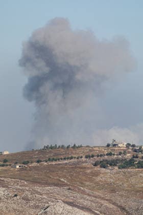 Israel continues strikes on southern Lebanon despite U.S.-Iran agreement NABATIEH, LEBANON - JUNE 20: Smoke rises from the town of Shweikin and the Ali al-Tahir hill area in the Nabatieh Governorate of southern Lebanon following Israeli airstrikes on June 20, 2026. The attacks were carried out despite the U.S.-Iran agreement. Ramiz Dallah Anadolu Nabatieh Lebanon. Editorial use only. Please get in touch for any other usage.  Copyright: x2026xAnadoluxRamizxDallahx