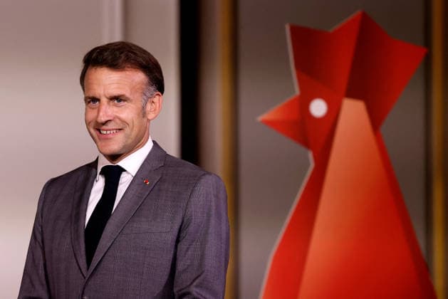 French President Emmanuel Macron delivers a speech as he welcomes several hundred French, European, and international members of the technology community to celebrate the tenth anniversary of the VivaTech technology innovation fair at the Élysée Palace in Paris on June 19, 2026. Stéphane Lemouton, Pool Bestimage, Paris, France,detected_source_language  Copyright: xStÃ phanexLemoutonx xPoolx xBestimagexStÃ phanexLemoutonx xPoolx xBestimagex