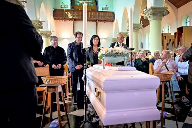 Funeral of Frank Michael ROTHEUX, BELGIUM - JUNE 20 : Sandra pictured during the funeral of Frank Michael who died at the age of 79 on June 20, 2026 in Rotheux, Belgium, 20 06 2026 Rotheux Belgium  Copyright: xSesx