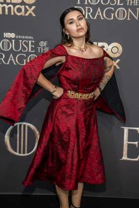 ABB HBO- Salome Sylvana zu Gast auf dem schwarzen Teppich bei der Deutschland Premiere zur dritten Staffel der HBO Original Serie House of the Dragon im Kino International am 19.06.2026 in Berlin Berlin Deutschland *** ABB HBOs Salome Sylvana walked the black carpet at the German premiere of the third season of the HBO Original series House of the Dragon at Kino International on June 19, 2026, in Berlin, Germany,detected_source_language