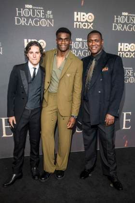 ABB HBO- Harry Collett, Clinton Liberty und Abubakar Salim zu Gast auf dem schwarzen Teppich bei der Deutschland Premiere zur dritten Staffel der HBO Original Serie House of the Dragon im Kino International am 19.06.2026 in Berlin Berlin Deutschland *** ABB HBOs Harry Collett, Clinton Liberty, and Abubakar Salim walked the red carpet at the German premiere of the third season of the HBO Original series House of the Dragon at Kino International on June 19, 2026, in Berlin, Germany,detected_source_language
