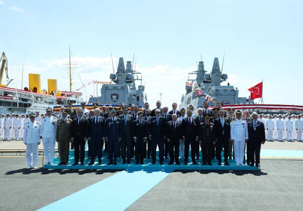 Turkish President Recep Tayyip Erdogan ISTANBUL, TURKIYE - JUNE 20: (----EDITORIAL USE ONLY - MANDATORY CREDIT - TURKISH PRESIDENCY MUSTAFA KAMACI HANDOUT - NO MARKETING NO ADVERTISING CAMPAIGNS - DISTRIBUTED AS A SERVICE TO CLIENTS----) Turkish President Recep Tayyip Erdogan and the Romanian President Nicusor Dan attend the Ceremony for Delivery of Cam. Roman Offshore Patrol Vessel to Romanian Naval Forces, and for Commissioning and Flag-Raising of Turkish Naval Forces’ Platforms at Istanbul Shipyard Command in Istanbul, Turkiye on June 20, 2026. TUR Presidency Mustafa Kamaci Anadolu Istanbul Turkey. Editorial use only. Please get in touch for any other usage.  Copyright: x2026xAnadoluxTURxPresidencyx xMustafaxKamacix