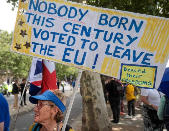 . 20 06 2026. London, United Kingdom. National Rejoin March. National Rejoin the EU march and rally at Parliament Square.  xMartynxWheatleyx xi-Imagesx IIM-26842-0015