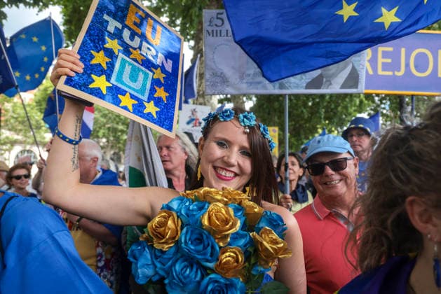 . 20 06 2026. London, United Kingdom. National Rejoin March. National Rejoin the EU march and rally at Parliament Square.  xMartynxWheatleyx xi-Imagesx IIM-26842-0018