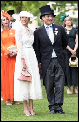 . 20 06 2026. Ascot , United Kingdom. Peter Phillips and Harriet Sperling on the final day of Royal Ascot, United Kingdom.  xStephenxLockx xi-Imagesx IIM-26841-0084