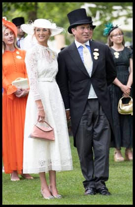. 20 06 2026. Ascot , United Kingdom. Peter Phillips and Harriet Sperling on the final day of Royal Ascot, United Kingdom.  xStephenxLockx xi-Imagesx IIM-26841-0085