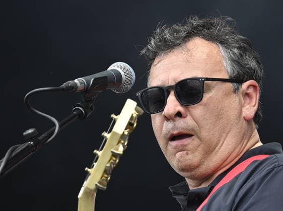 Singer and guitarist James Dean Bradfield of Manic Street Preachers performs during the music festival Metronome Prague, on June 20, 2026, in Prague, Czech Republic. (CTKxPhoto MichalxKrumphanzl) CTKPhotoP2026062004731  CTKPhotoP2026062004731