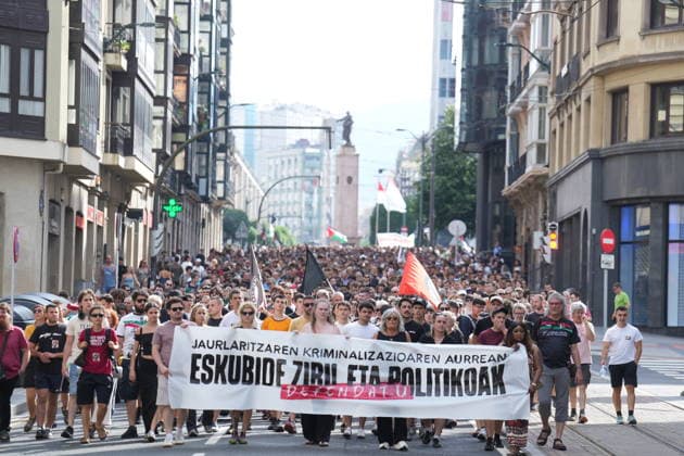 Protest in Bilbao to Denounce Ertzaintza Brutality  Copyright: xH.Bilbaox 7611510