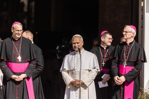Pope Leo XIV visits Pavia PAVIA, ITALY - JUNE 20: Pope Leo XIV gives a speech in the Duomo in Pavia, Italy, on June 20, 2026. The last Pope to visit the city of Pavia was Pope Benedict XVI, in April 2007. Andrea Carrubba Anadolu Pavia Italy. Editorial use only. Please get in touch for any other usage.  Copyright: x2026xAnadoluxAndreaxCarrubbax