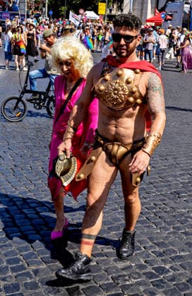 Rome Pride Parade 2026 ROME, ITALY - JUNE 20: People take part the 32st edition of the Pride Parade in support of LGBTQ rights on June 20 2026 in Rome, Italy. Rome Italy Copyright: xStefanoxMontesix