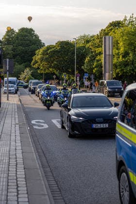 20.06.2026 Kieler Woche 2026 Eindrücke und Szenen vom Eröffnungstag Die Kolonne von Bundespräsident Frank-Walter Steinmeier nach der Eröffnung der Kieler Woche 2026 Kiel Innenstadt Schleswig Holstein Deutschland *** June 20, 2026 Kiel Week 2026