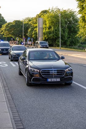 20.06.2026 Kieler Woche 2026 Eindrücke und Szenen vom Eröffnungstag Das Dienstfahrzeug von Bundespräsident Frank-Walter Steinmeier nach der Eröffnung der Kieler Woche 2026 Kiel Innenstadt Schleswig Holstein Deutschland *** June 20, 2026 Kiel Week 2026