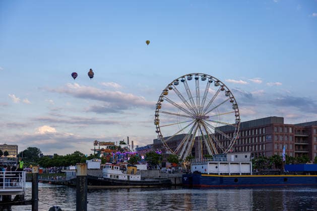 20.06.2026 Kieler Woche 2026 Eindrücke und Szenen vom Eröffnungstag Jahrmarkt an der Hörn Kiel Innenstadt Schleswig Holstein Deutschland *** June 20, 2026 Kiel Week 2026