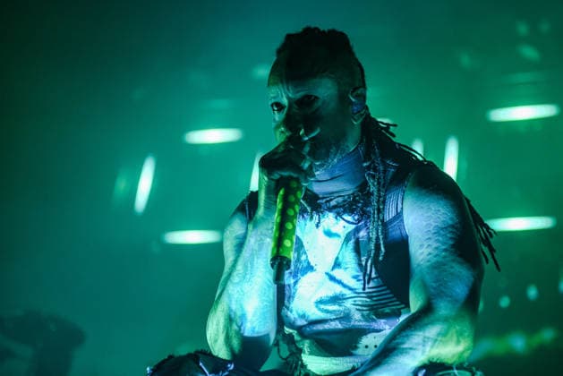 The Prodigy performs at the Sónar festival The Prodigy during their performance at the Sónar festival on June 20, 2026, in LHospitalet de Llobregat, Barcelona, Catalonia, Spain. The legendary British rave band, fronted by Liam Howlett and Maxim and with nearly 40 years of experience, continues to deliver one of the most explosive live performances in electronic music, with a setup designed more like a traditional live band than a conventional electronic live show. Spain,detected_source_language  Copyright: xAlbertoxParedesx 7612391