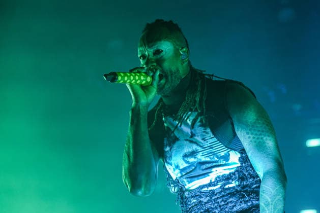 The Prodigy performs at the Sónar festival The Prodigy during their performance at the Sónar festival on June 20, 2026, in LHospitalet de Llobregat, Barcelona, Catalonia, Spain. The legendary British rave band, fronted by Liam Howlett and Maxim and with nearly 40 years of experience, continues to deliver one of the most explosive live performances in electronic music, with a setup designed more like a traditional live band than a conventional electronic live show. Spain,detected_source_language  Copyright: xAlbertoxParedesx 7612396