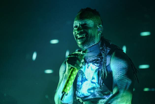 The Prodigy performs at the Sónar Festival The band The Prodigy during their performance at the Sónar Festival on June 20, 2026, in LHospitalet de Llobregat, Barcelona, Catalonia, Spain. The legendary British rave band, fronted by Liam Howlett and Maxim and with nearly 40 years of experience, continues to deliver one of the most explosive live performances in electronic music, with a setup designed more like a traditional live band than a conventional electronic live show. Spain,detected_source_language  Copyright: xAlbertoxParedesx 7612392