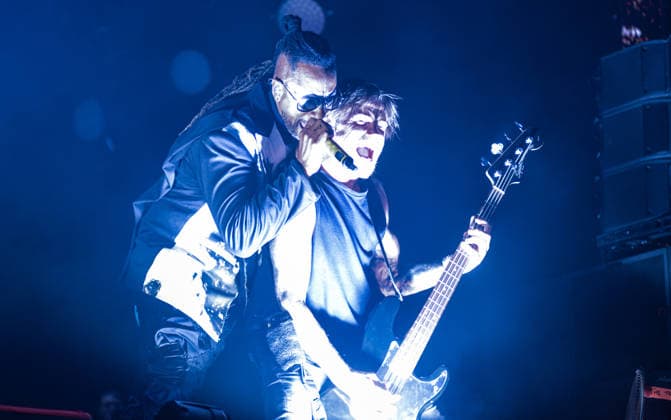 The Prodigy performs at the Sónar Festival The band The Prodigy during their performance at the Sónar Festival on June 20, 2026, in LHospitalet de Llobregat, Barcelona, Catalonia, Spain. The legendary British rave band, fronted by Liam Howlett and Maxim and with nearly 40 years of experience, continues to deliver one of the most explosive live performances in electronic music, with a setup designed more like a traditional live band than a conventional electronic live show. Spain,detected_source_language  Copyright: xAlbertoxParedesx 7612403