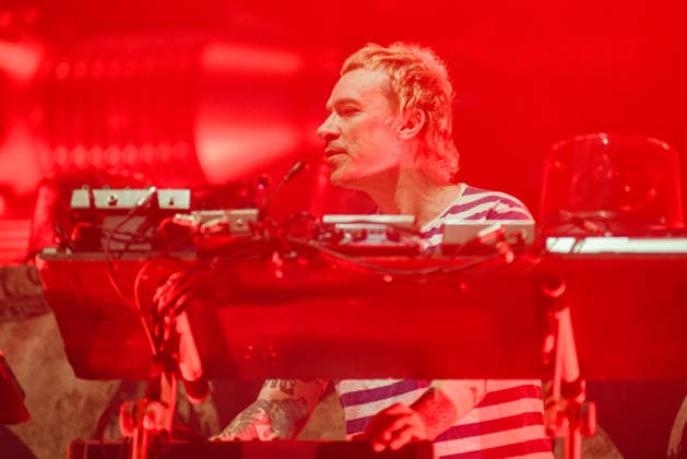 The Prodigy performs at the Sónar Festival The band The Prodigy during their performance at the Sónar Festival on June 20, 2026, in LHospitalet de Llobregat, Barcelona, Catalonia, Spain. The legendary British rave band, fronted by Liam Howlett and Maxim and with nearly 40 years of experience, continues to deliver one of the most explosive live performances in electronic music, with a setup designed more like a traditional live band than a conventional electronic live show. Spain,detected_source_language  Copyright: xAlbertoxParedesx 7612408