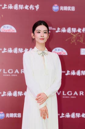 SHANGHAI, CHINA - JUNE 20: Actress Chen Haoyu arrives at the red carpet of the closing ceremony for the 28th Shanghai International Film Festival on June 20, 2026 in Shanghai, China.  Copyright: xVCGx 111649386710