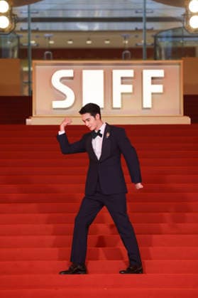SHANGHAI, CHINA - JUNE 20: Actor Yosh Yu Shi arrives at the red carpet of the closing ceremony for the 28th Shanghai International Film Festival on June 20, 2026 in Shanghai, China.  Copyright: xVCGx 111649394354