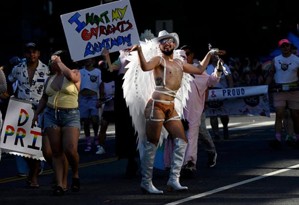 D.C. Hosts Capital Pride Parade People participate in the Capitol Pride Parade on June 20, 2026 in Washington, DC. Photo by Olivier Douliery ABACAPRESS.COM Washington DC United States  Copyright: xDoulieryxOlivier ABACAx