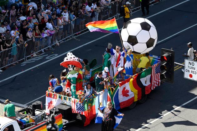 D.C. Hosts Capital Pride Parade People participate in the Capitol Pride Parade on June 20, 2026 in Washington, DC. Photo by Olivier Douliery ABACAPRESS.COM Washington DC United States  Copyright: xDoulieryxOlivier ABACAx