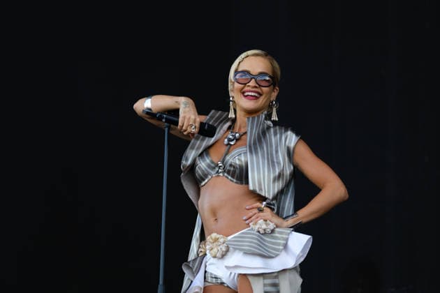 Rita Ora performs at the Isle of Wight festival in Newport, UK - 20 Jun 2026 Yugoslavian born singer songwriter and actor Rita Sahatçiu Ora, known professionally as Rita Ora, performing live on stage at the isle of Wight festival. Newport United Kingdom Copyright: xDawnxFletcher-Parkx xSOPAxImagesx DSCF5461