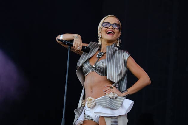 Rita Ora performs at the Isle of Wight festival in Newport, UK - 20 Jun 2026 Yugoslavian born singer songwriter and actor Rita Sahatçiu Ora, known professionally as Rita Ora, performing live on stage at the isle of Wight festival. Newport United Kingdom Copyright: xDawnxFletcher-Parkx xSOPAxImagesx DSCF5463
