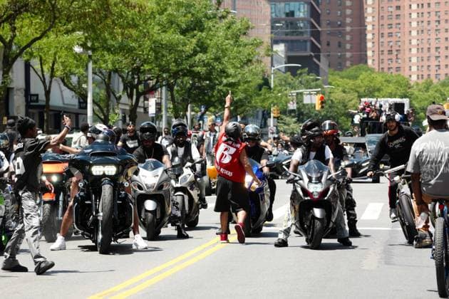 New York, NY- June 20th: Juneteenth Parade in Harlem featuring Various Organizations and the Ruff Ryders on June 20 2026 Credit: Camara Porter USA - ZUMAa123 20260620_zaa_a123_082 Copyright: xAdMediax