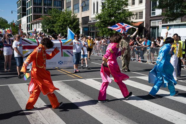 June 20, 2026, Washington, Dc, Washington, Dc, USA: The Capital Pride Parade was shorter this year, running approximately 1.3 miles from T Street, NW at 14th Street to Freedom Plaza. There were still plenty of floats, participants, and crowds. Washington, Dc USA - ZUMAm230 20260620_znp_m230_014 Copyright: xNickxMasonx