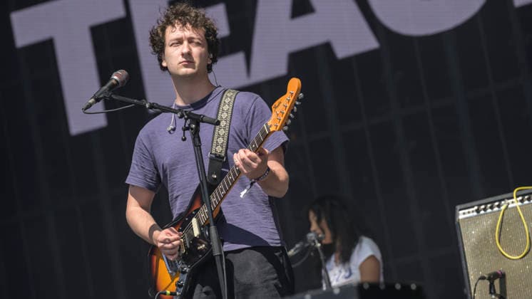 Musical Festival in Glasgow, UK - 20 Jun 2026 Lewis Whiting and Lily Fontaing of English Teacher performs live on stage at Glasgow Green. Glasgow United Kingdom Copyright: xStuartxWestwoodx xSOPAxImagesx SWESTWOOD22