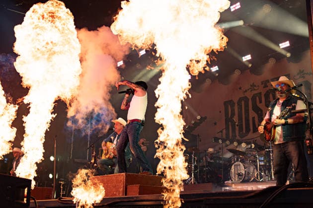 The Boss Hoss Back to the Boots LIVE Summer 2026, Kluturfabrik Cortendorf Concert, Live Music The Boss Hoss Back to the Boots LIVE Summer 2026 20 Jun 2026 Kluturfabrik Cortendorf, Coburg, Germany Image: Alec Boss Burns Völkel and Sascha Hoss Power, of The Boss Hoss, performing in the Kluturfabrik Cortendorf during Back to the Boots Tour. Copyright: xPresseFotoxEvansx